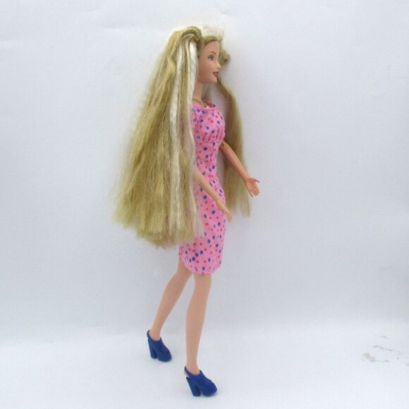 Vtg 1998 Mattel Barbie Generation Girl Toni Doll Pink Polka Dot Dress & Blue Sho - Picture 6 of 6